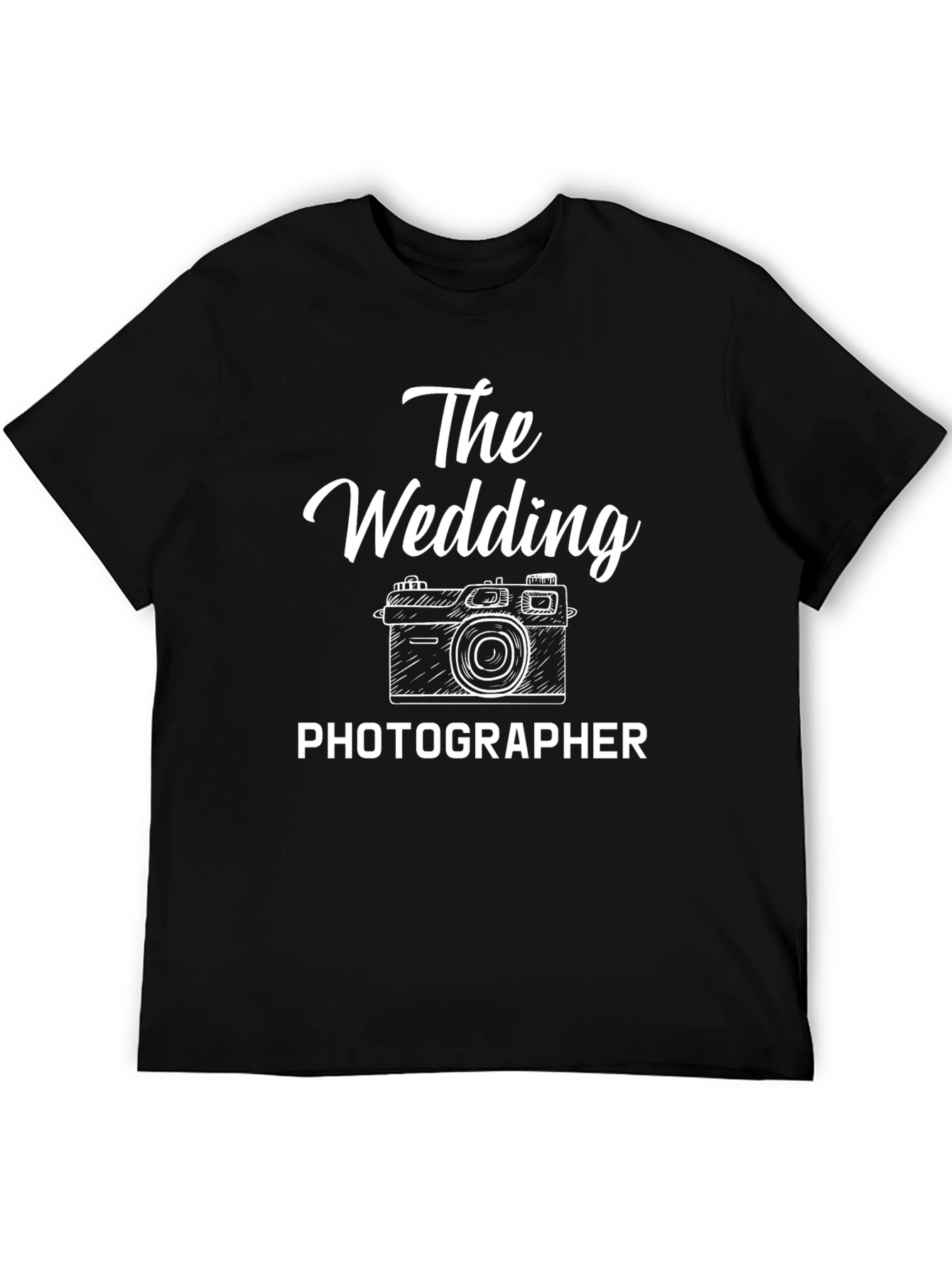 The Wedding Photographer T-Shirt - Camera Graphic