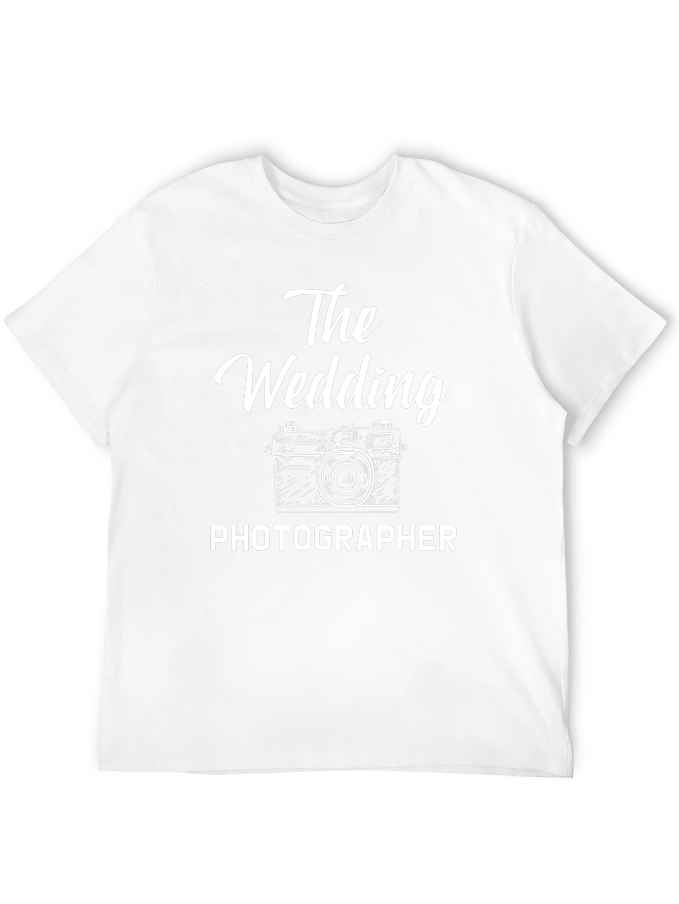 The Wedding Photographer T-Shirt - Camera Graphic