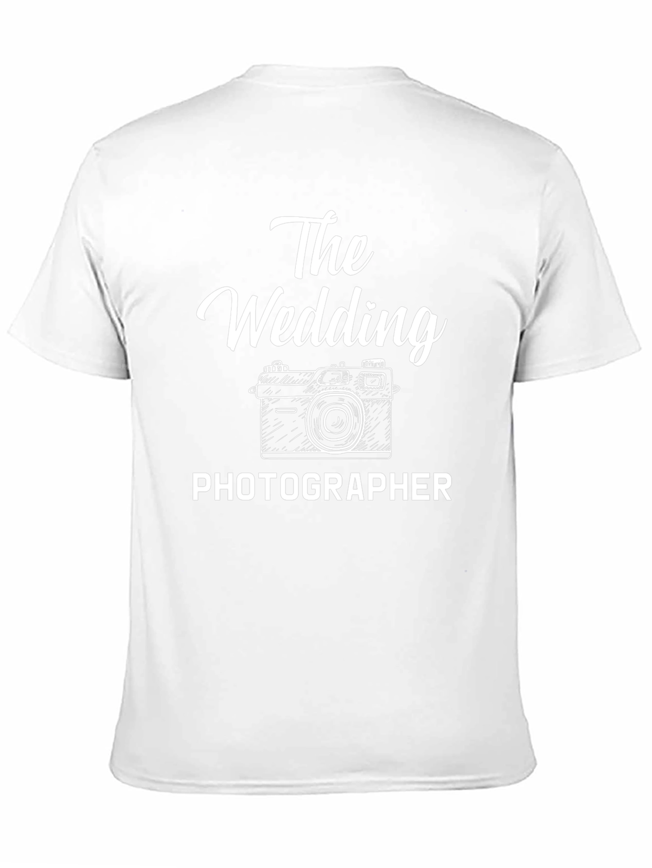 The Wedding Photographer T-Shirt - Camera Graphic