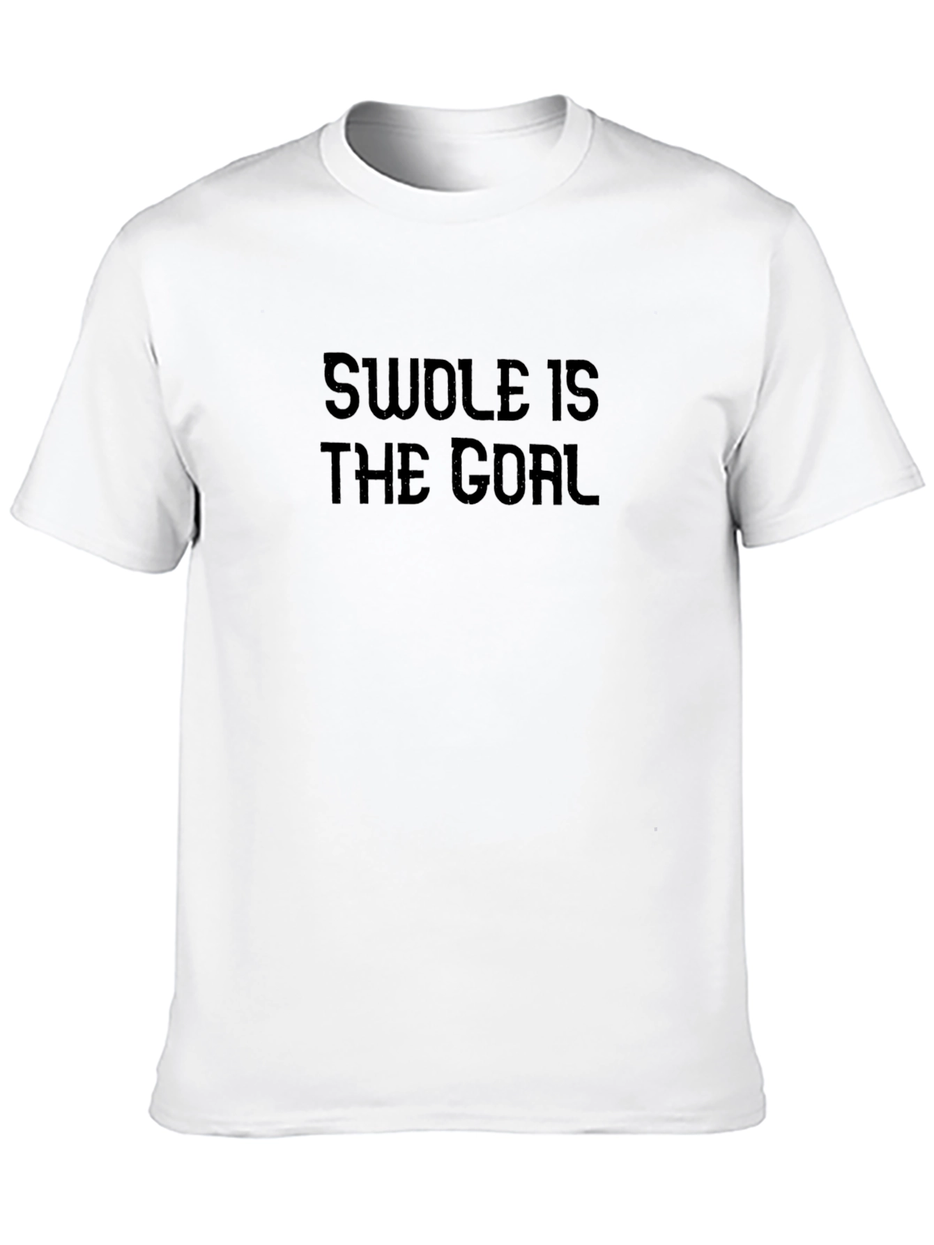 Swole is the Goal Black Graphic Tee