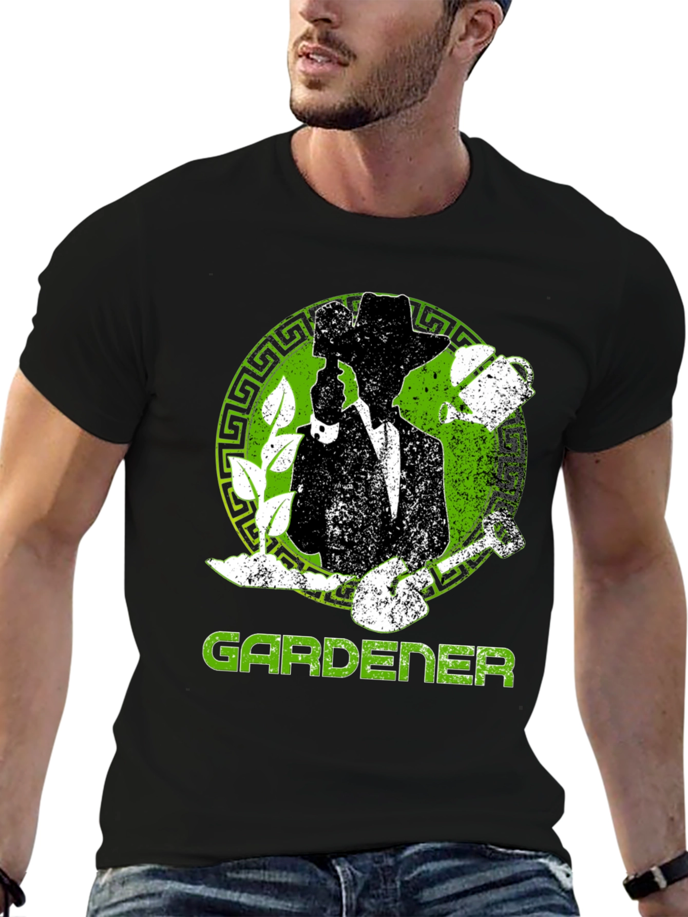 Gardener T-Shirt: Silhouette Design