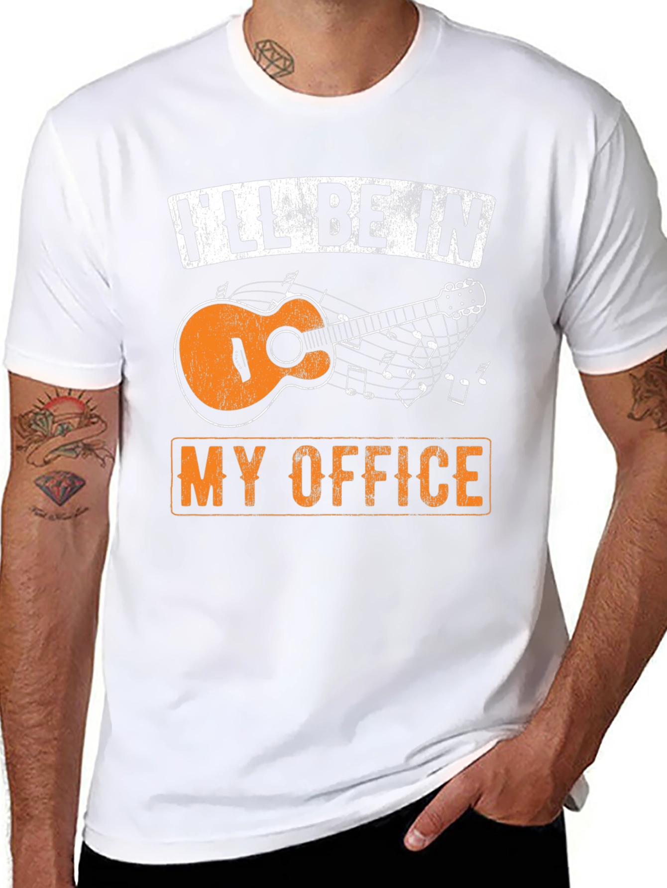 Guitar Office T-Shirt - Musician Gift