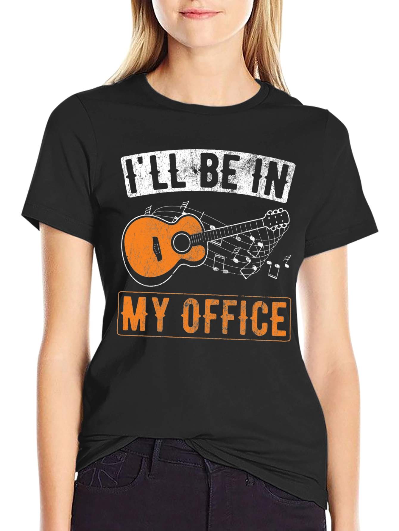 Guitar Office T-Shirt - Musician Gift