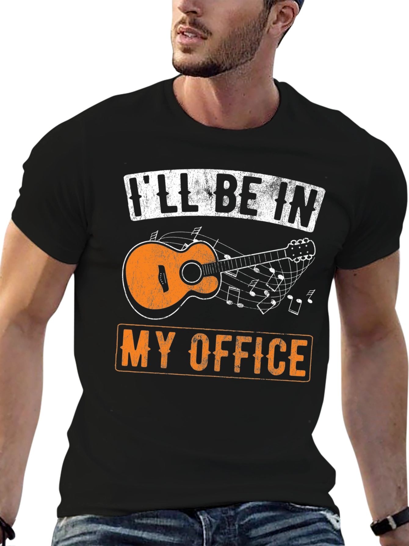 Guitar Office T-Shirt - Musician Gift
