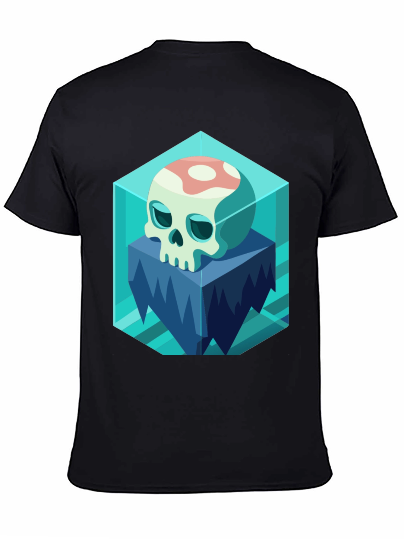 Icy Skull Graphic Tee - Unique Design
