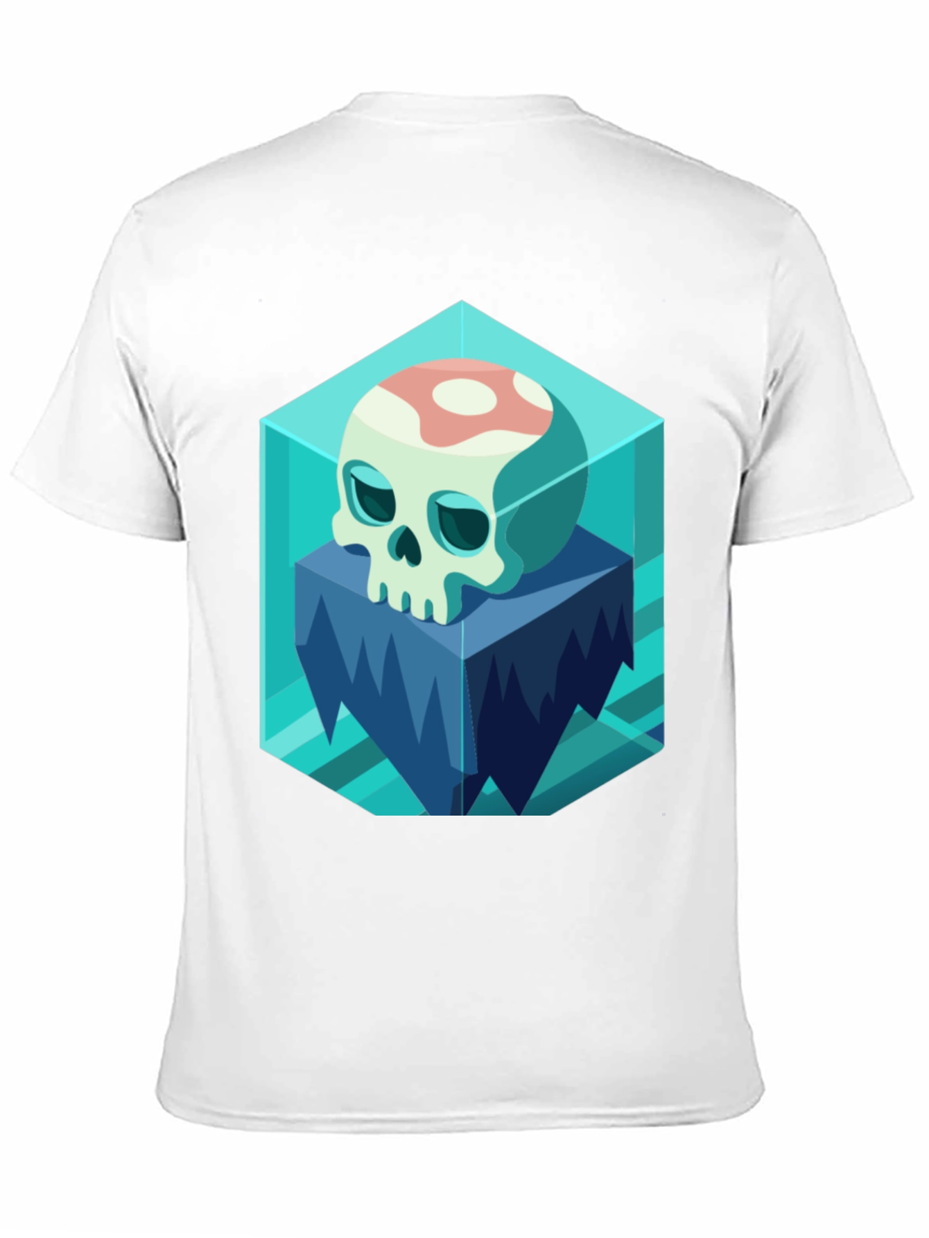 Icy Skull Graphic Tee - Unique Design