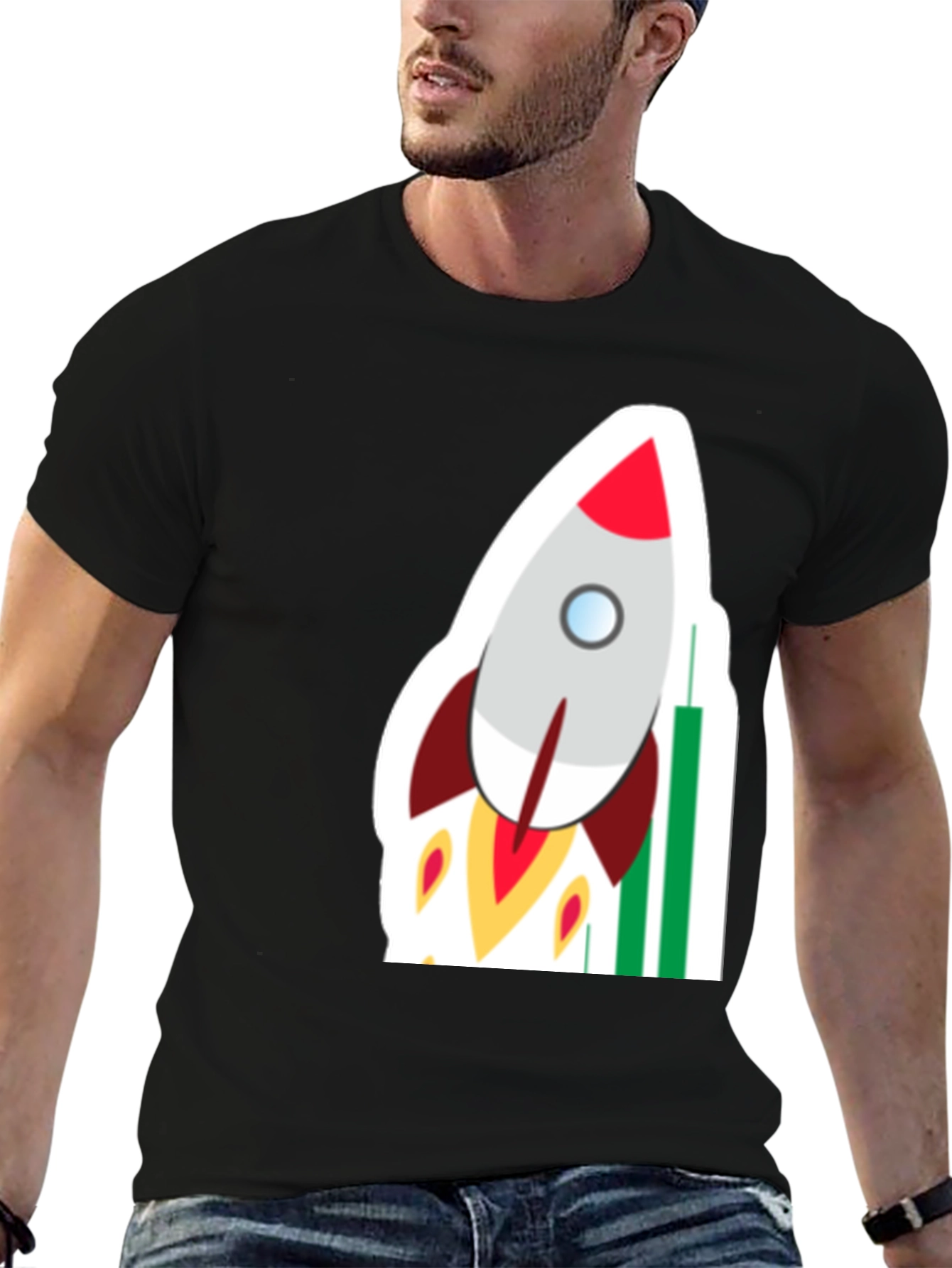 Rocket Launch T-Shirt - Crypto Moonshot Design