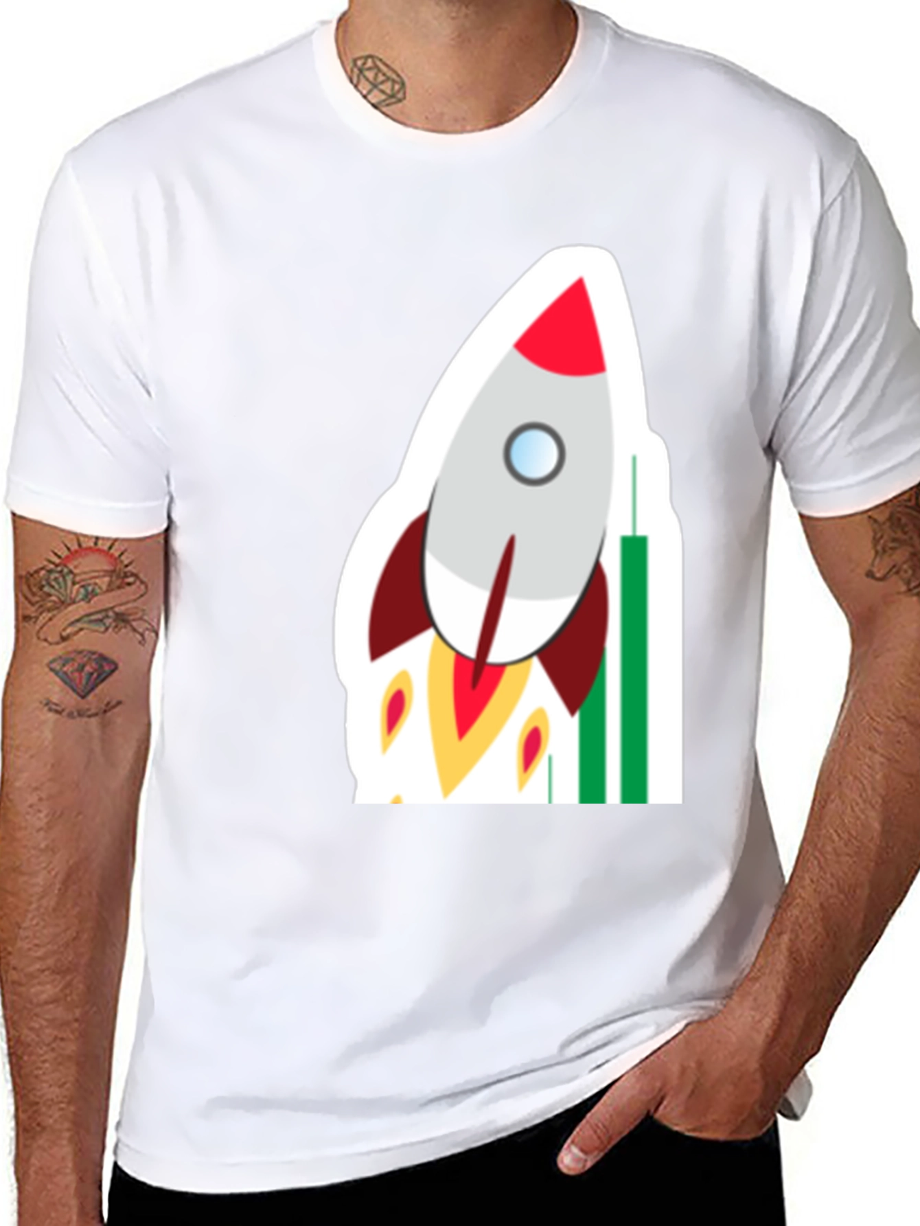 Rocket Launch T-Shirt - Crypto Moonshot Design
