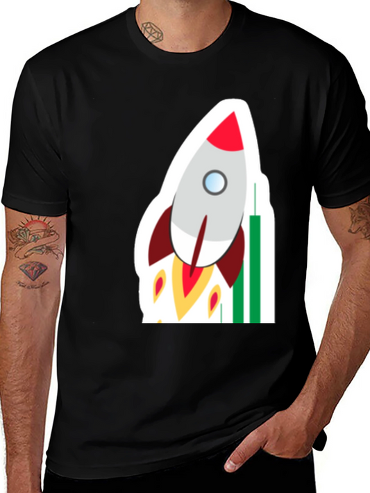 Rocket Launch T-Shirt - Crypto Moonshot Design