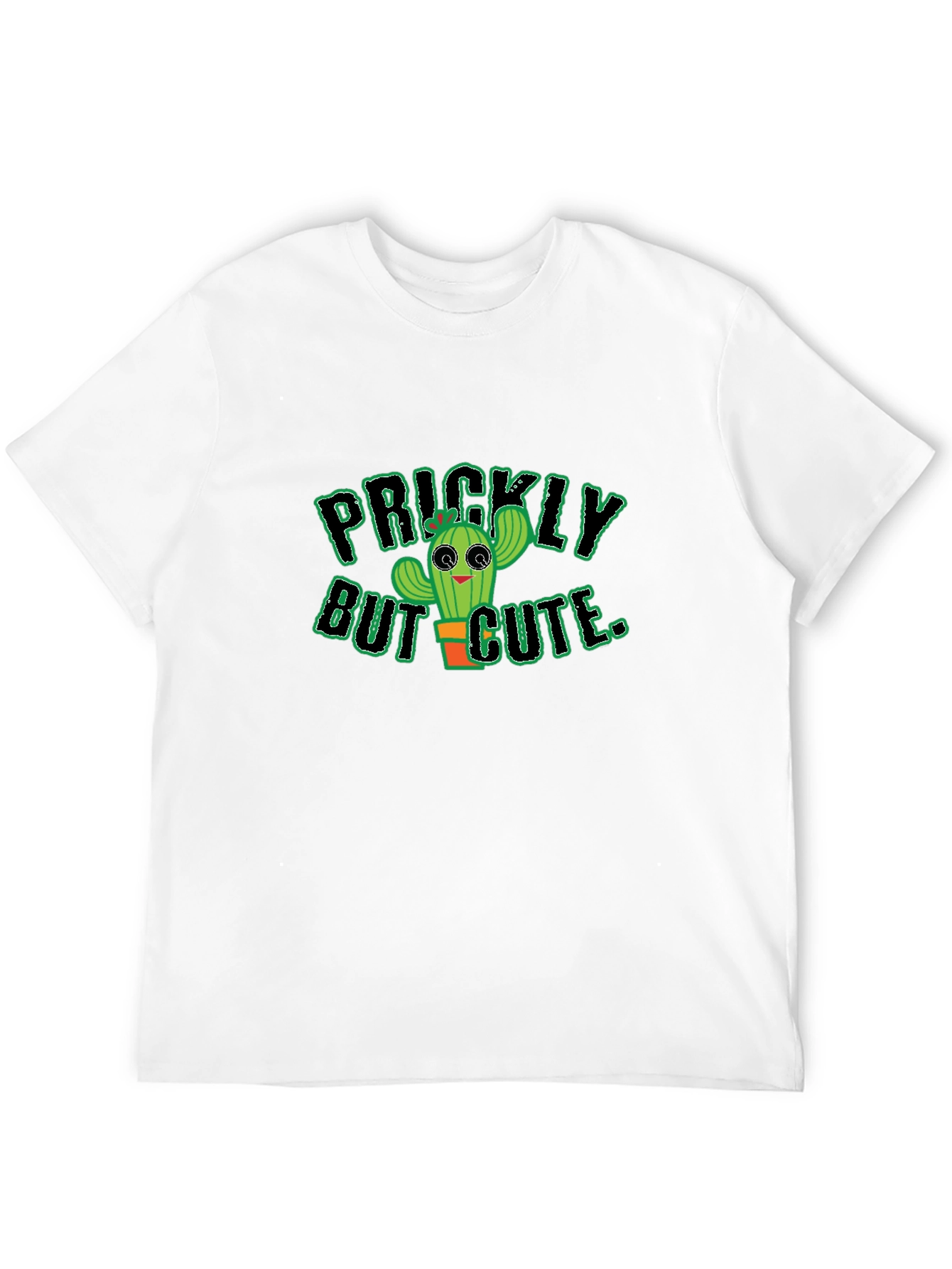 Prickly But Cute Cactus Graphic T-Shirt