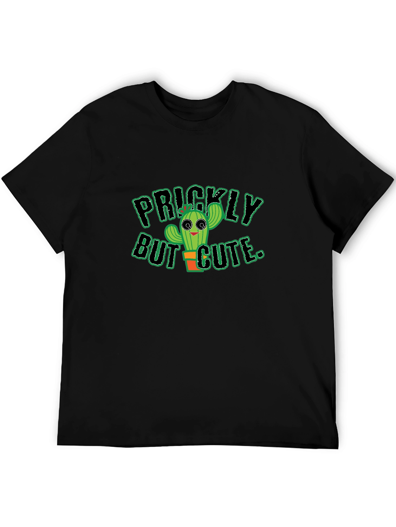 Prickly But Cute Cactus Graphic T-Shirt