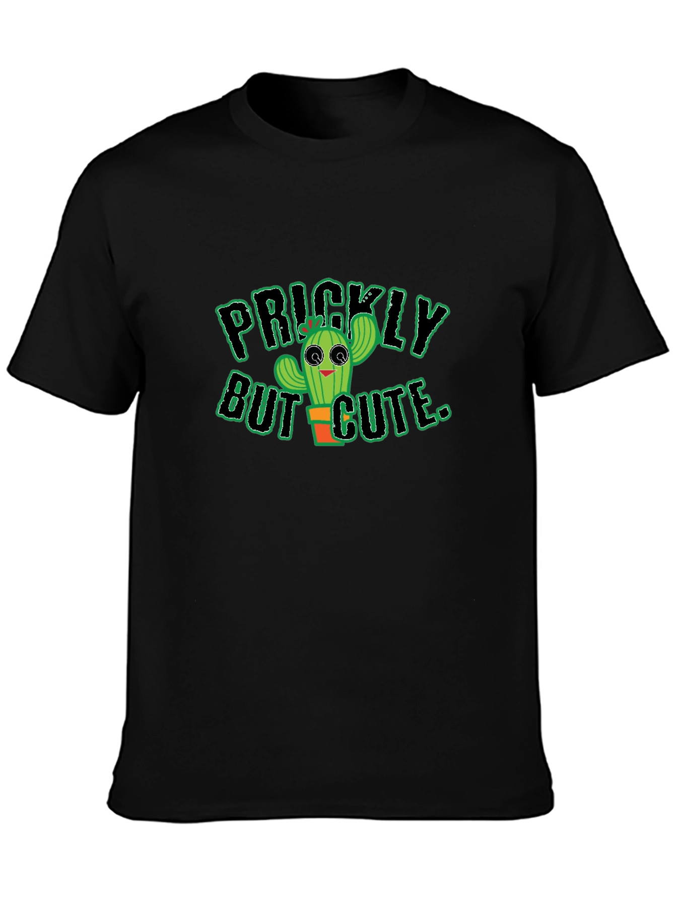 Prickly But Cute Cactus Graphic T-Shirt