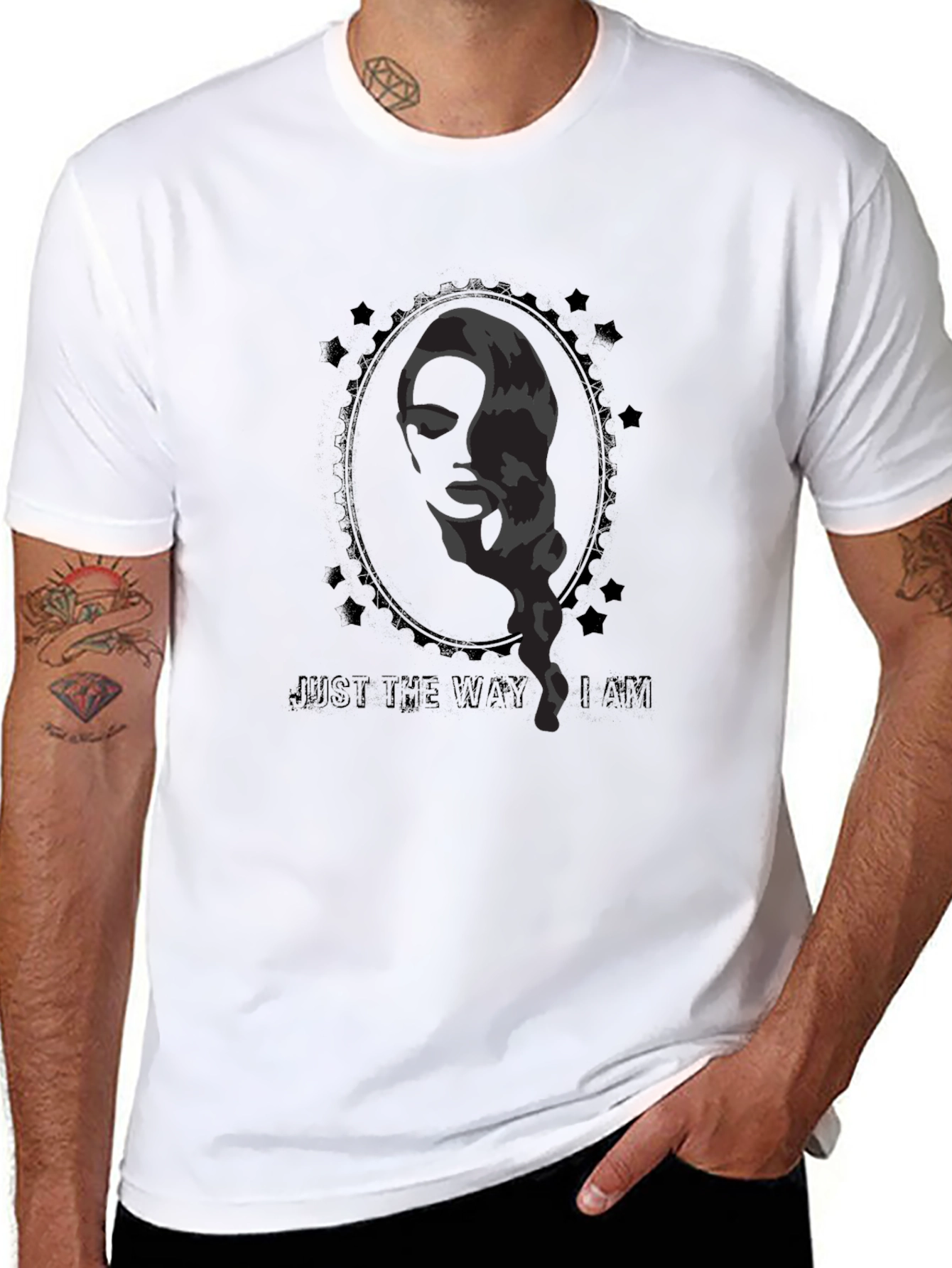 Just the Way I Am Black T-Shirt