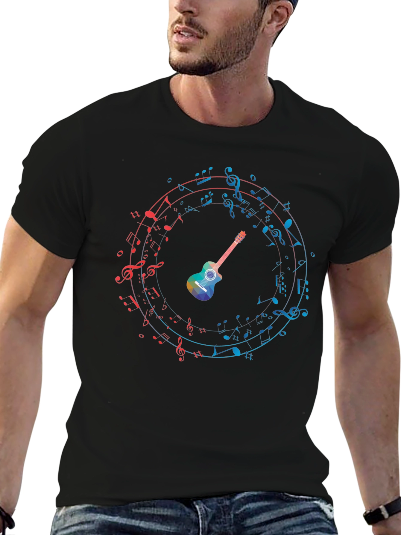 Musical Guitar Graphic Tee