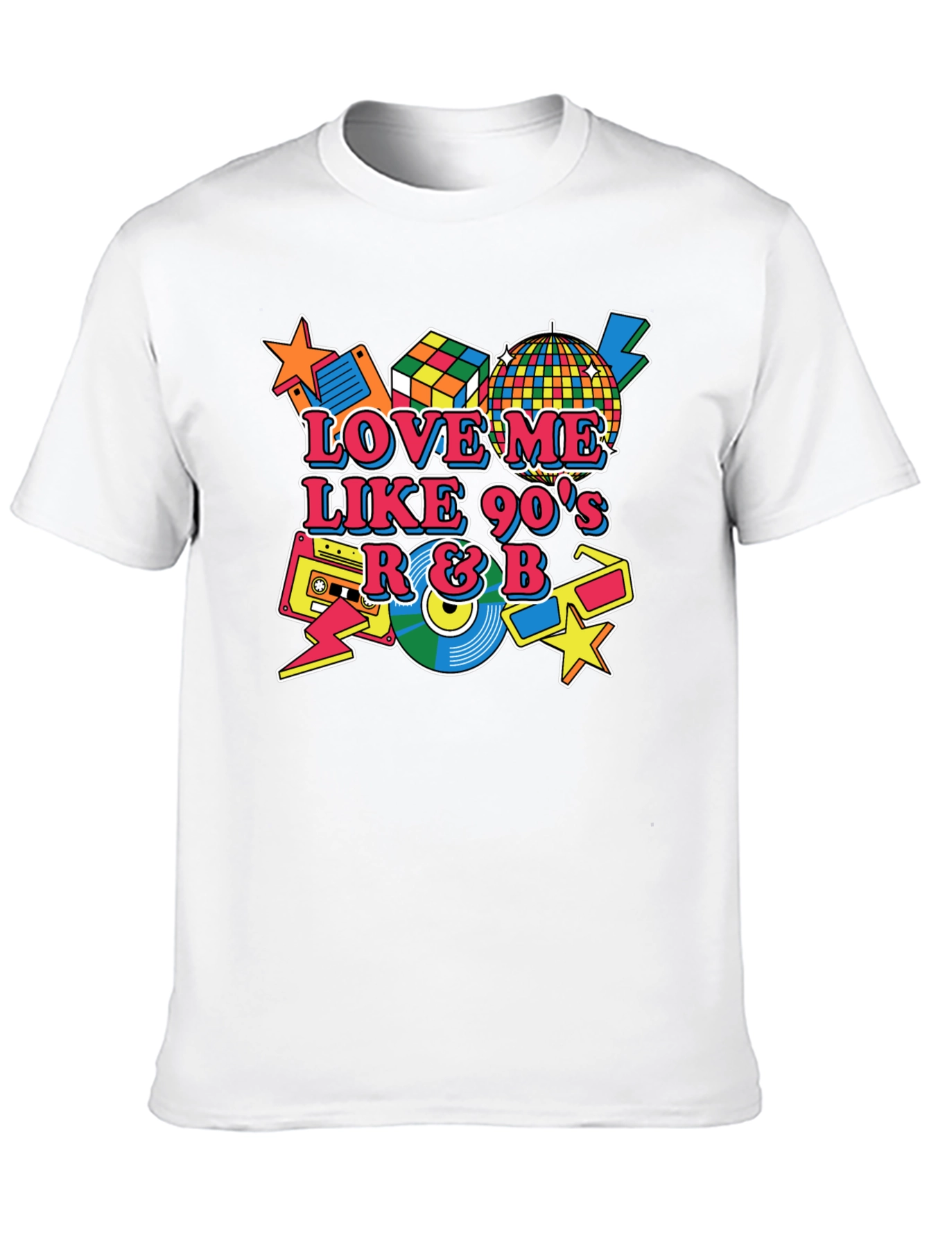 Love Me Like 90s R&B Black T-Shirt