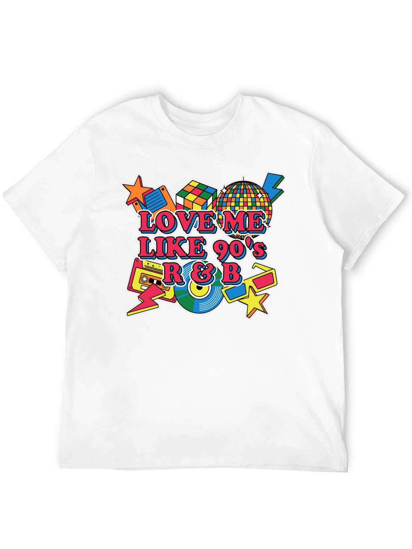 Love Me Like 90s R&B Black T-Shirt