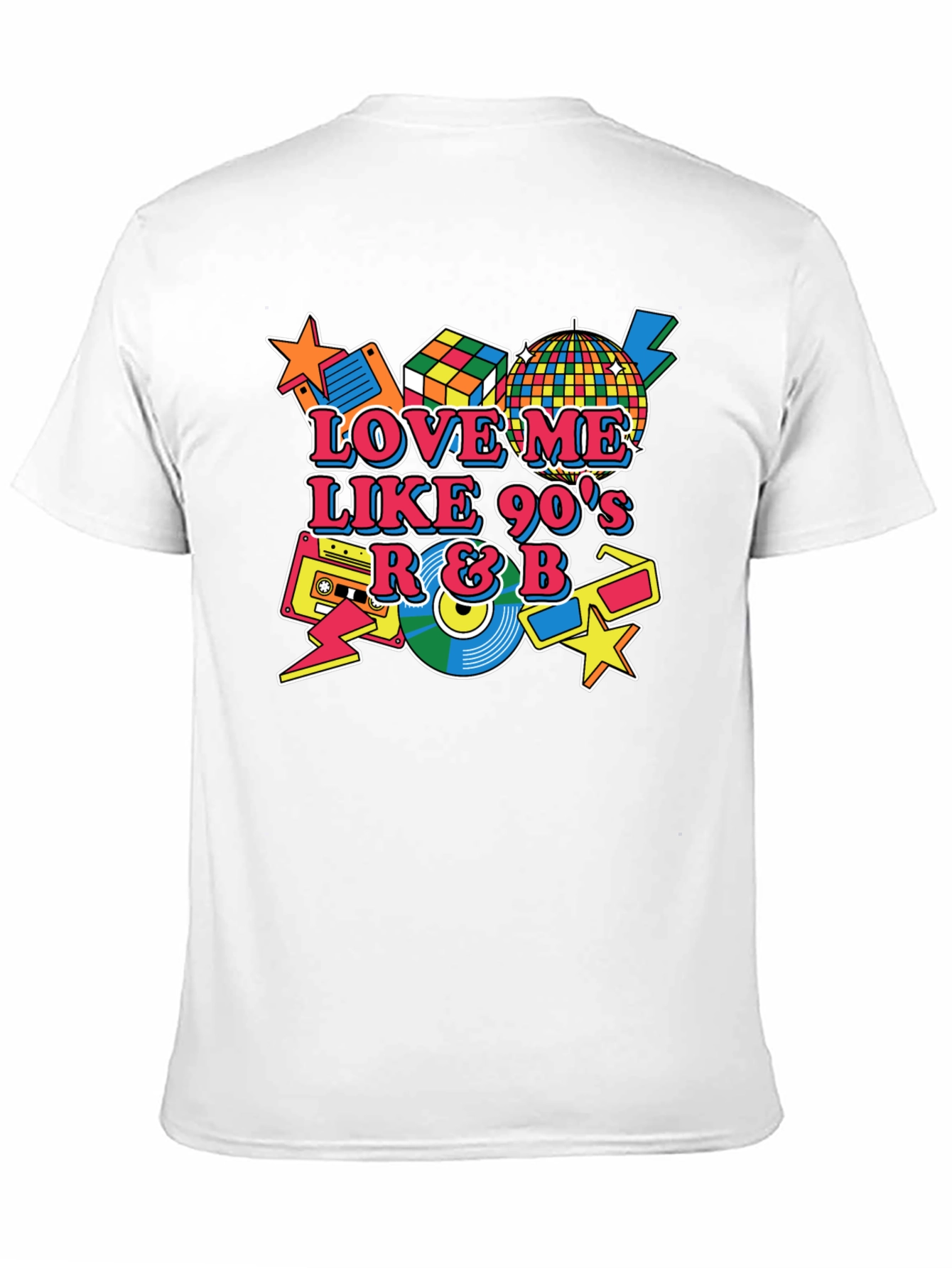 Love Me Like 90s R&B Black T-Shirt