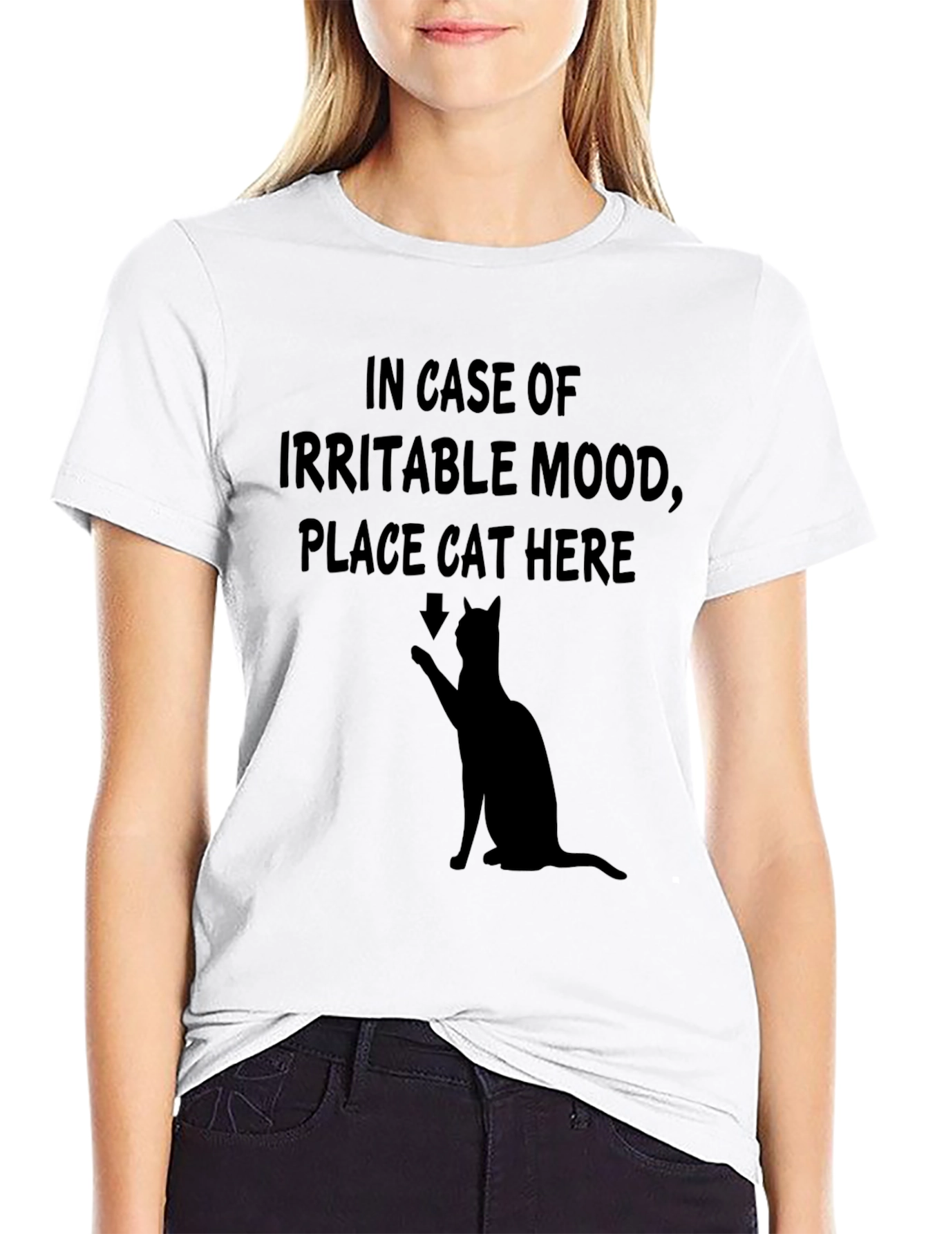 Irritable Mood Cat T-Shirt