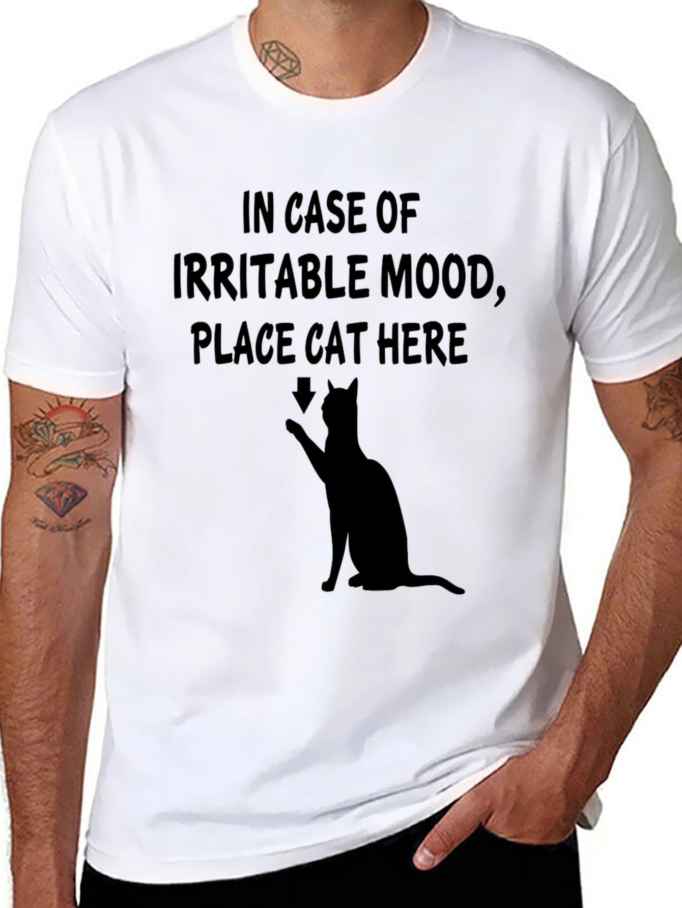 Irritable Mood Cat T-Shirt