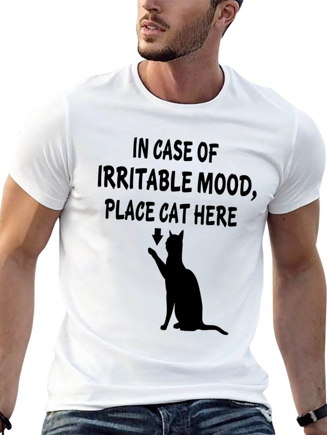 Irritable Mood Cat T-Shirt