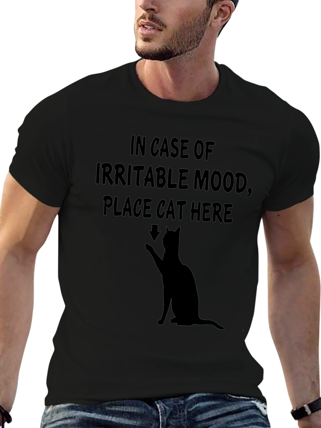 Irritable Mood Cat T-Shirt