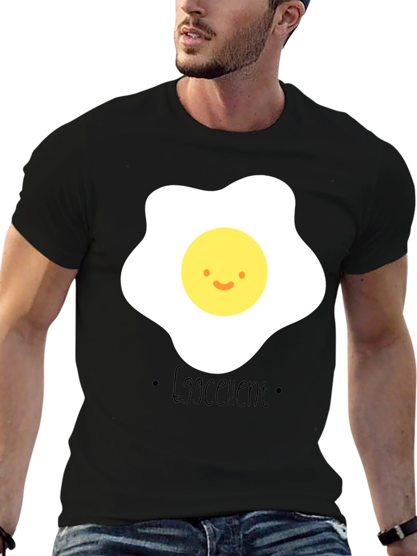 Eggcellent Graphic T-Shirt - Funny Egg Pun Tee