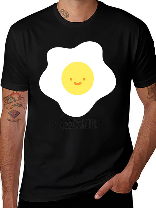 Eggcellent Graphic T-Shirt - Funny Egg Pun Tee