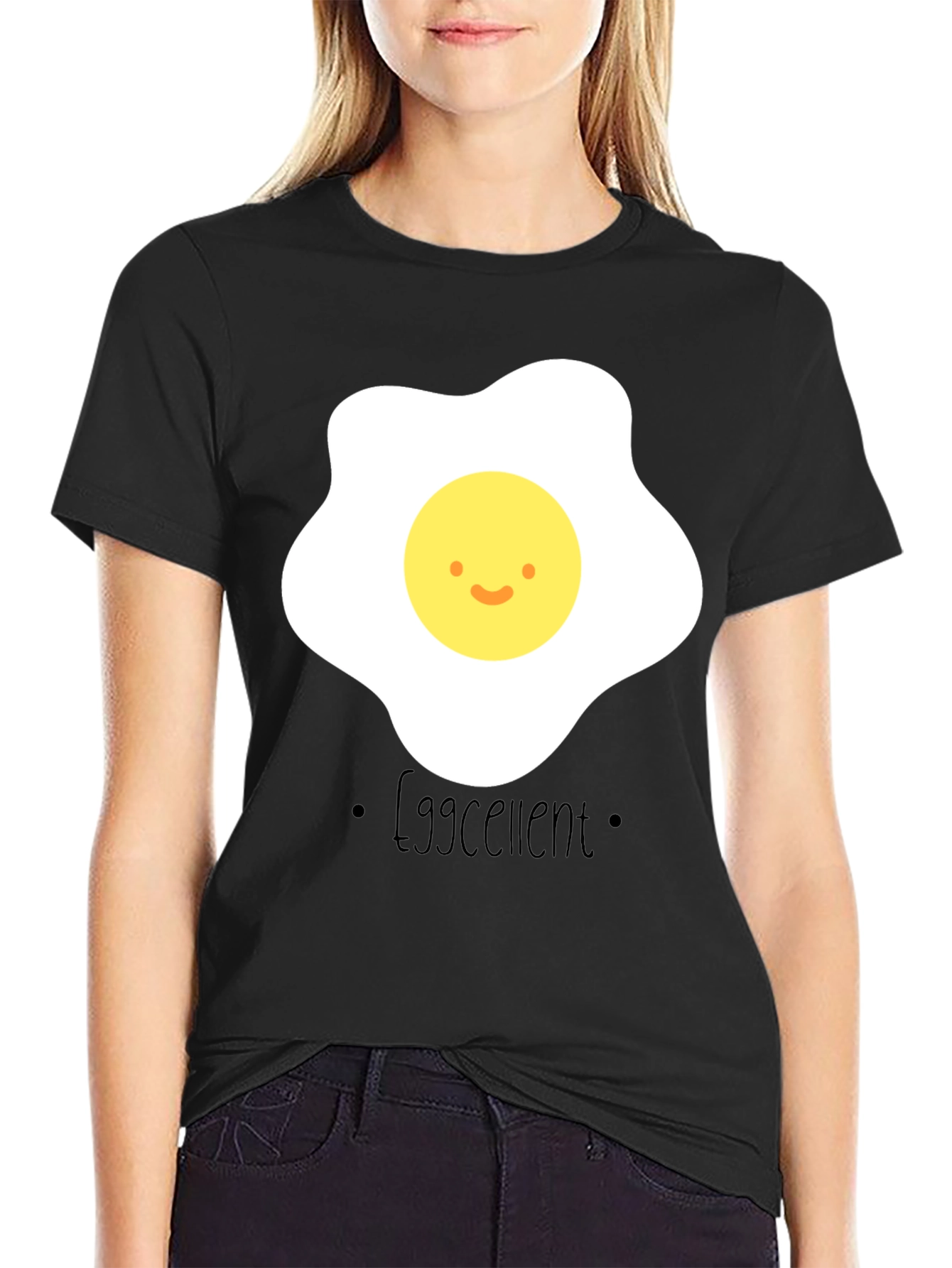 Eggcellent Graphic T-Shirt - Funny Egg Pun Tee