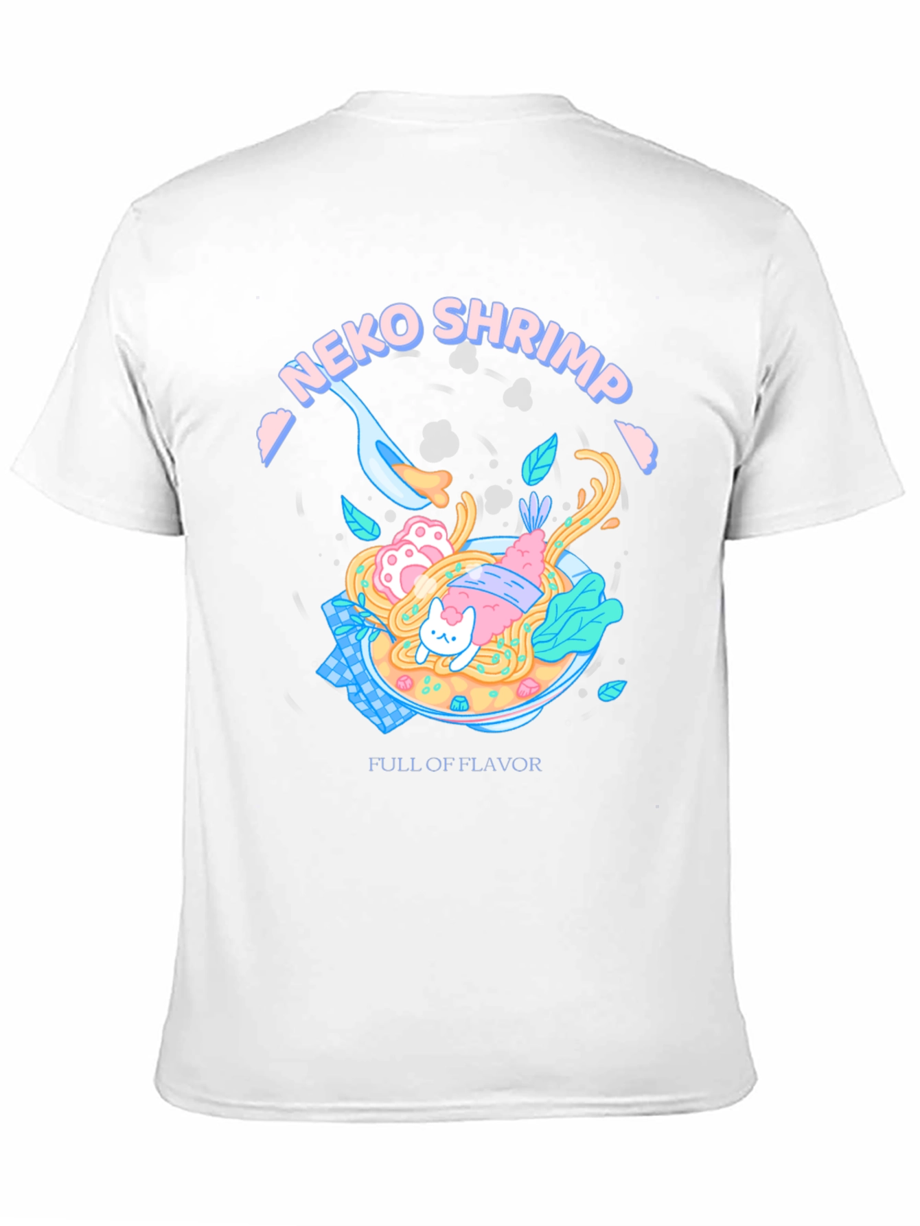 Neko Shrimp Ramen T-Shirt - Full of Flavor!