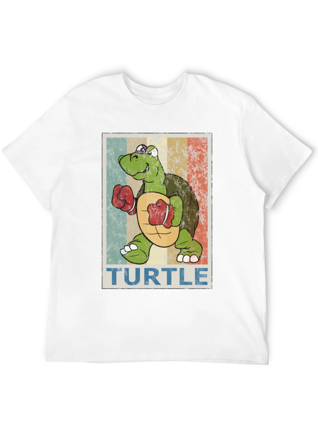 Retro Turtle Boxing T-Shirt