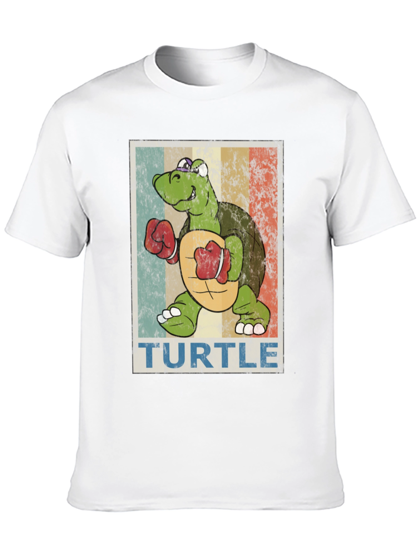 Retro Turtle Boxing T-Shirt