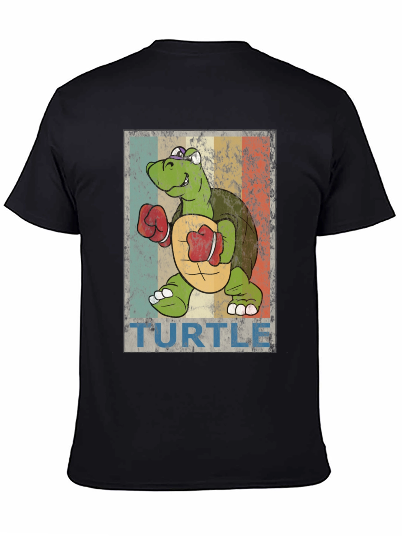 Retro Turtle Boxing T-Shirt