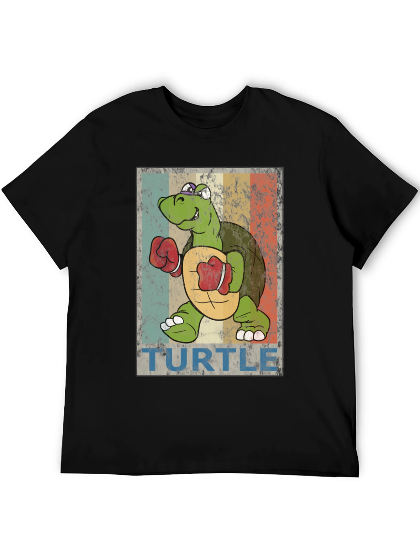 Retro Turtle Boxing T-Shirt