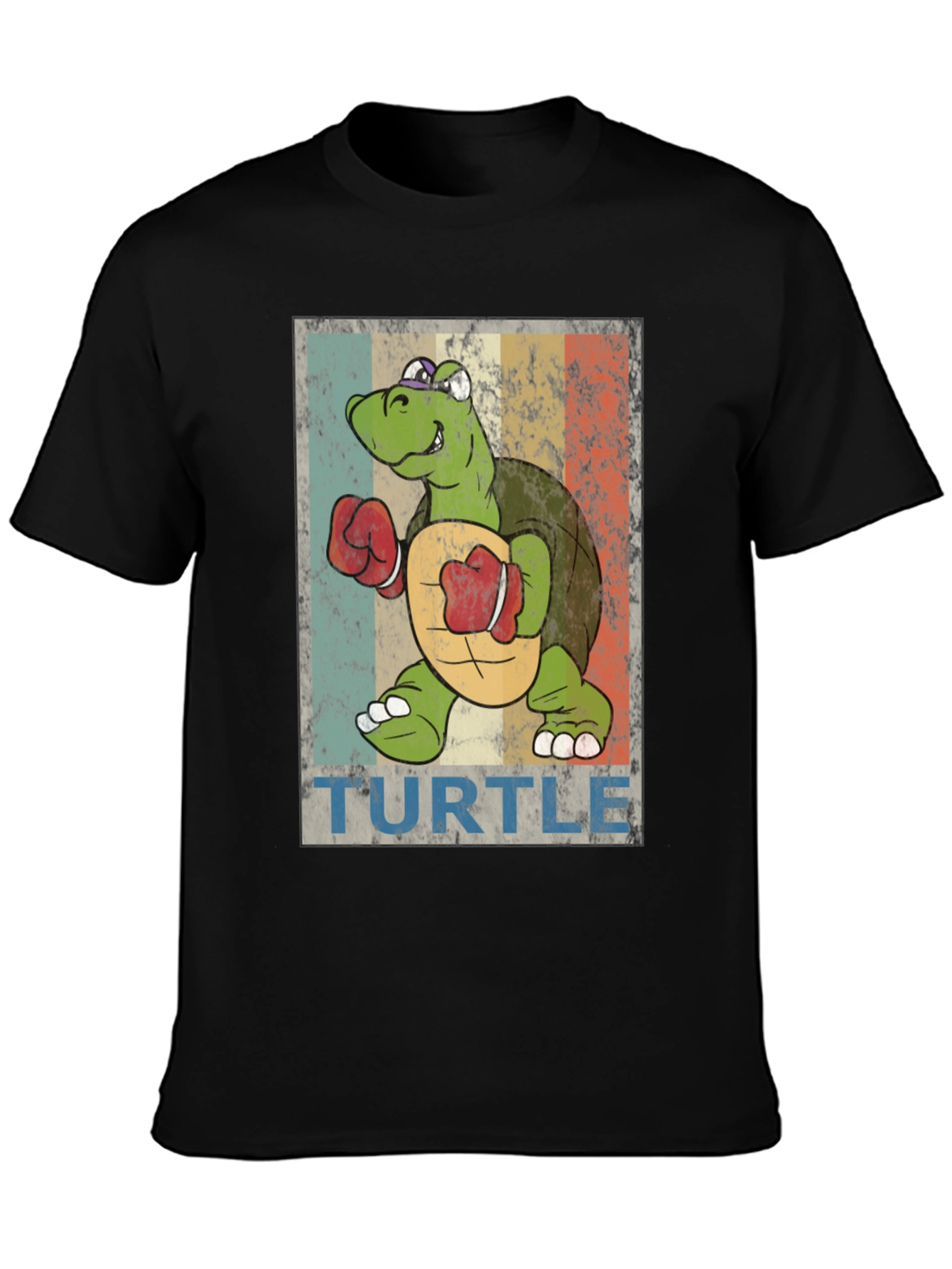 Retro Turtle Boxing T-Shirt