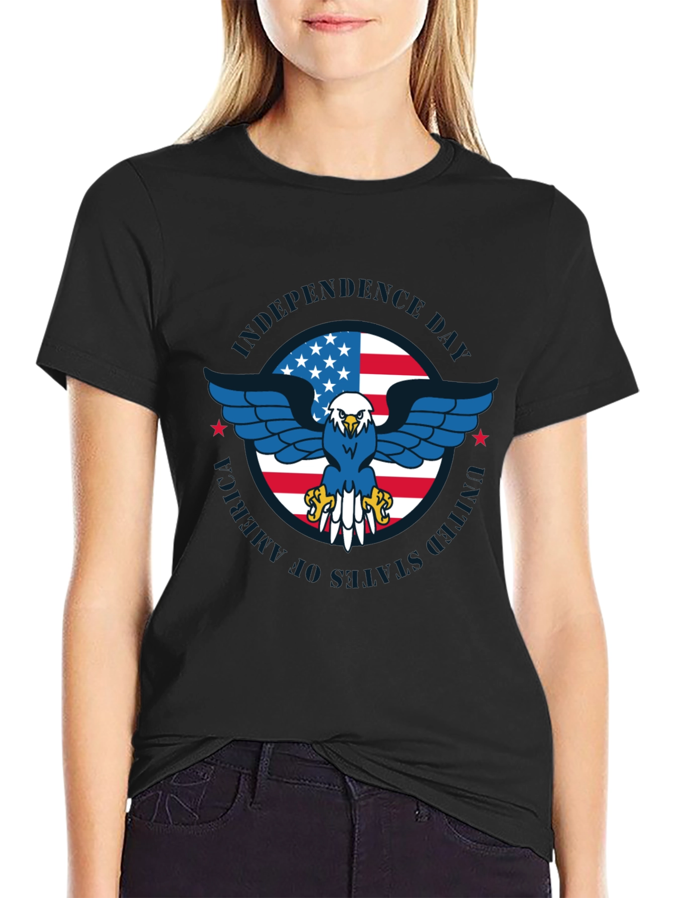 Independence Day Eagle USA Patriotic T-Shirt