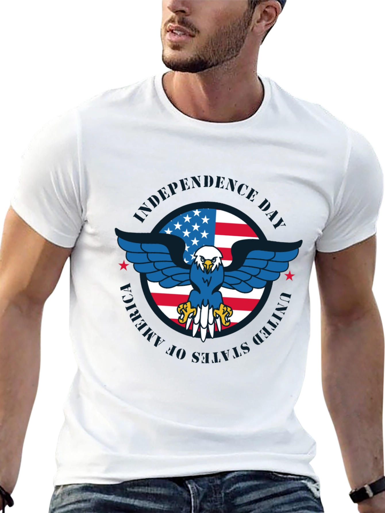 Independence Day Eagle USA Patriotic T-Shirt