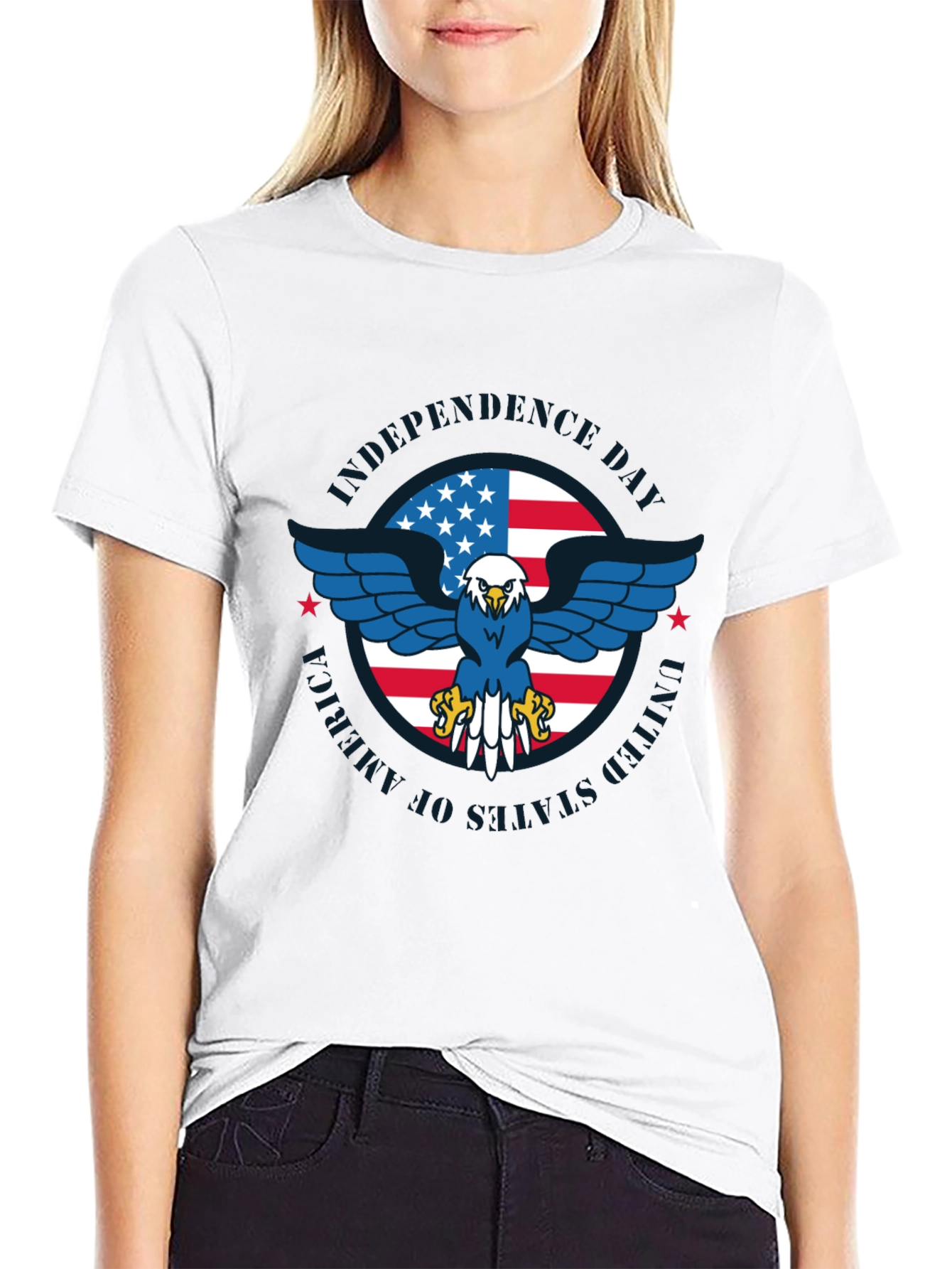 Independence Day Eagle USA Patriotic T-Shirt