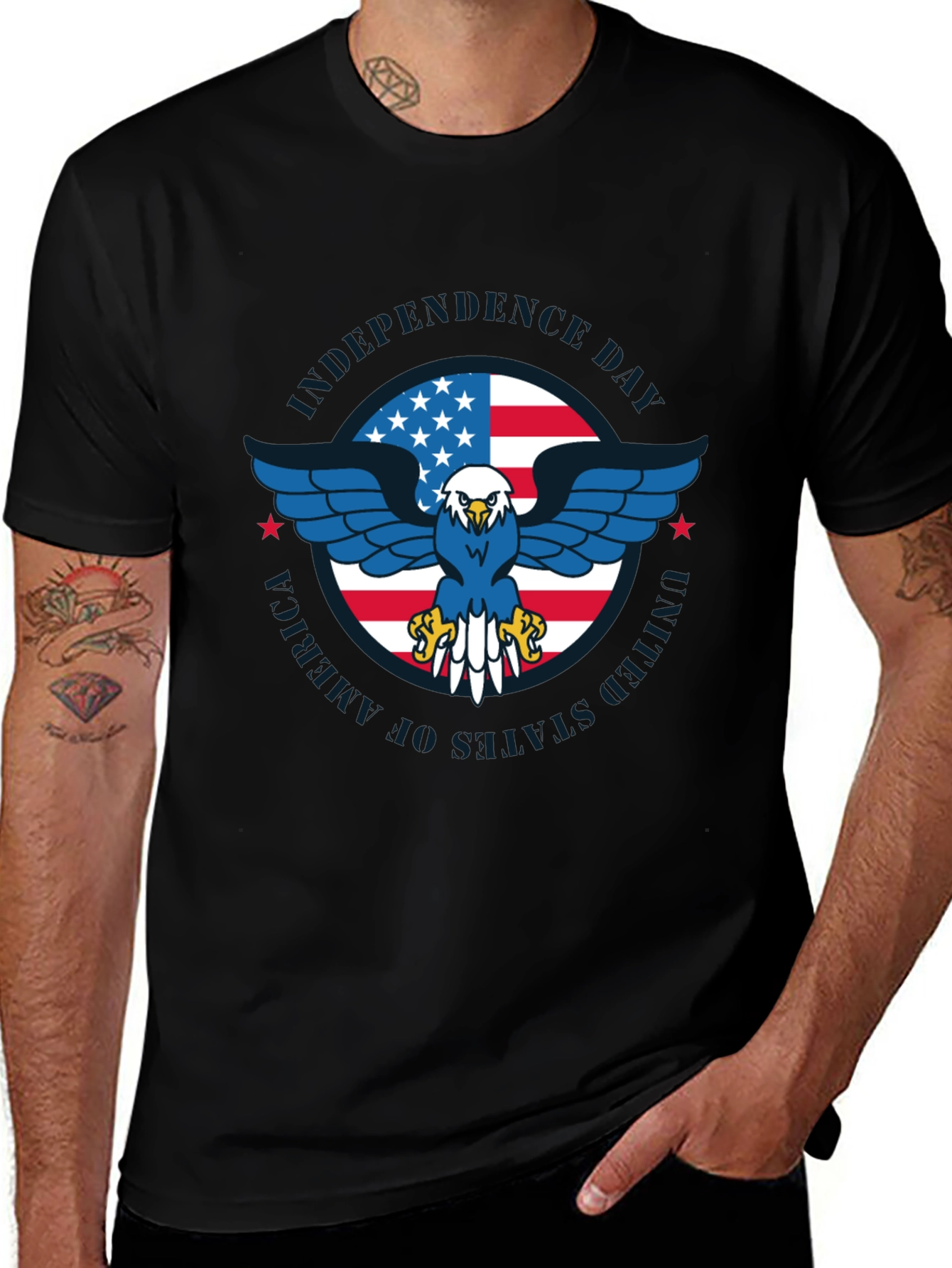 Independence Day Eagle USA Patriotic T-Shirt