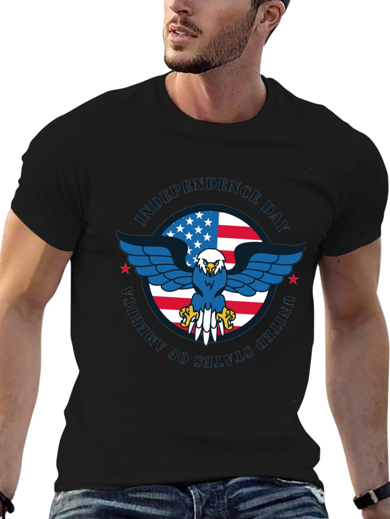 Independence Day Eagle USA Patriotic T-Shirt