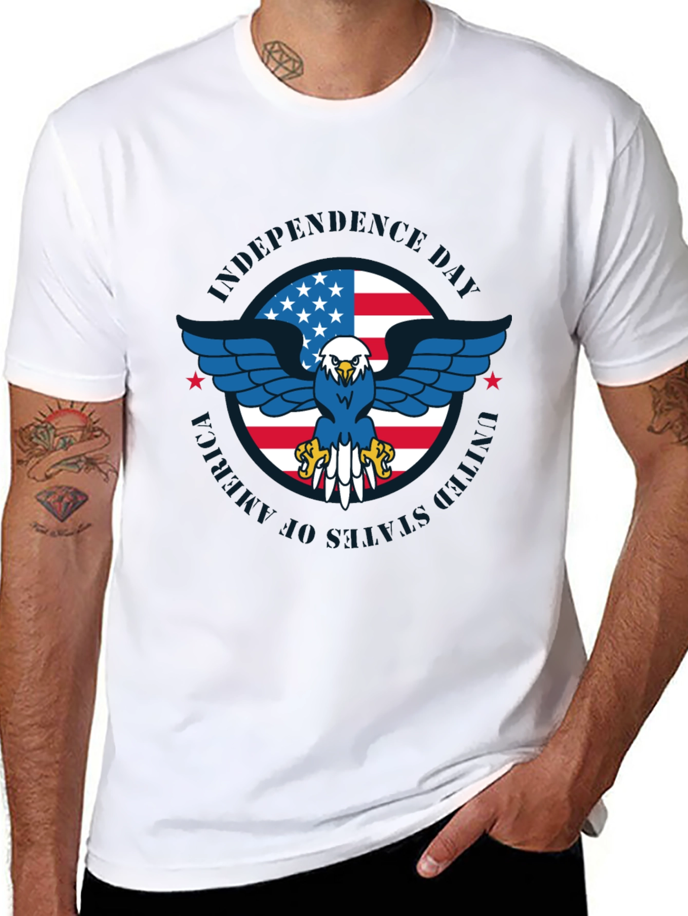 Independence Day Eagle USA Patriotic T-Shirt