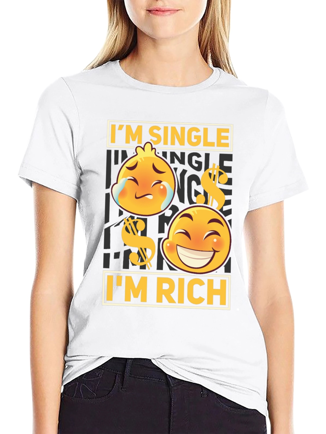Single and Rich Graphic Tee