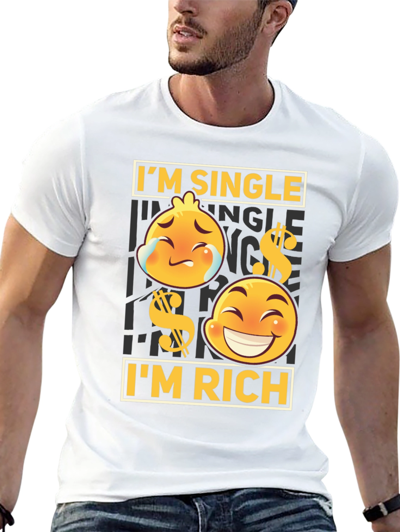 Single and Rich Graphic Tee