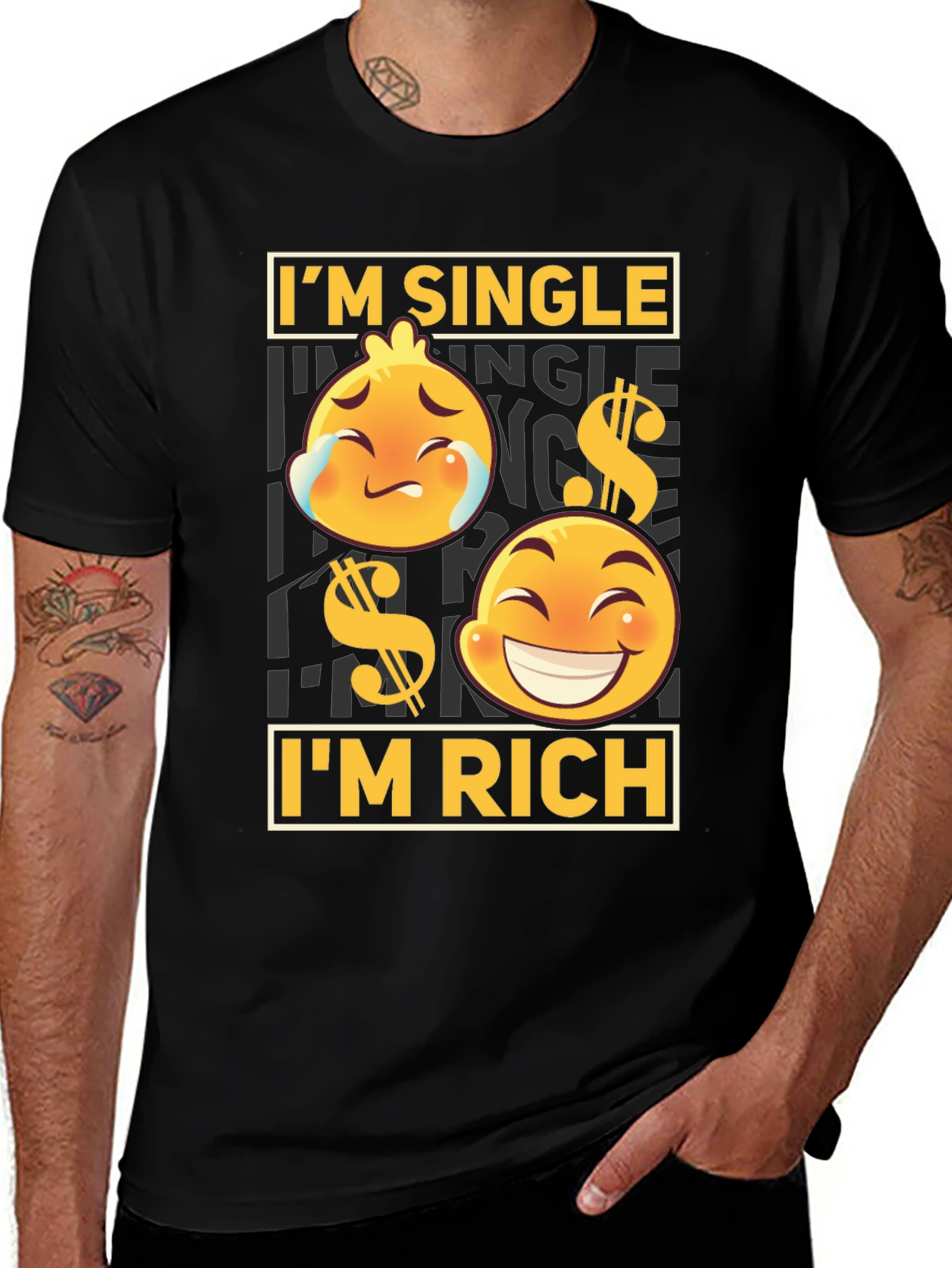 Single and Rich Graphic Tee