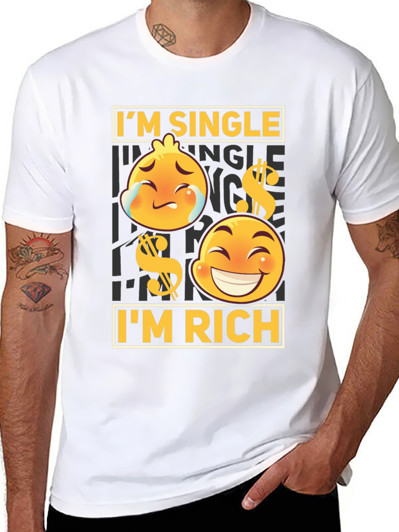 Single and Rich Graphic Tee