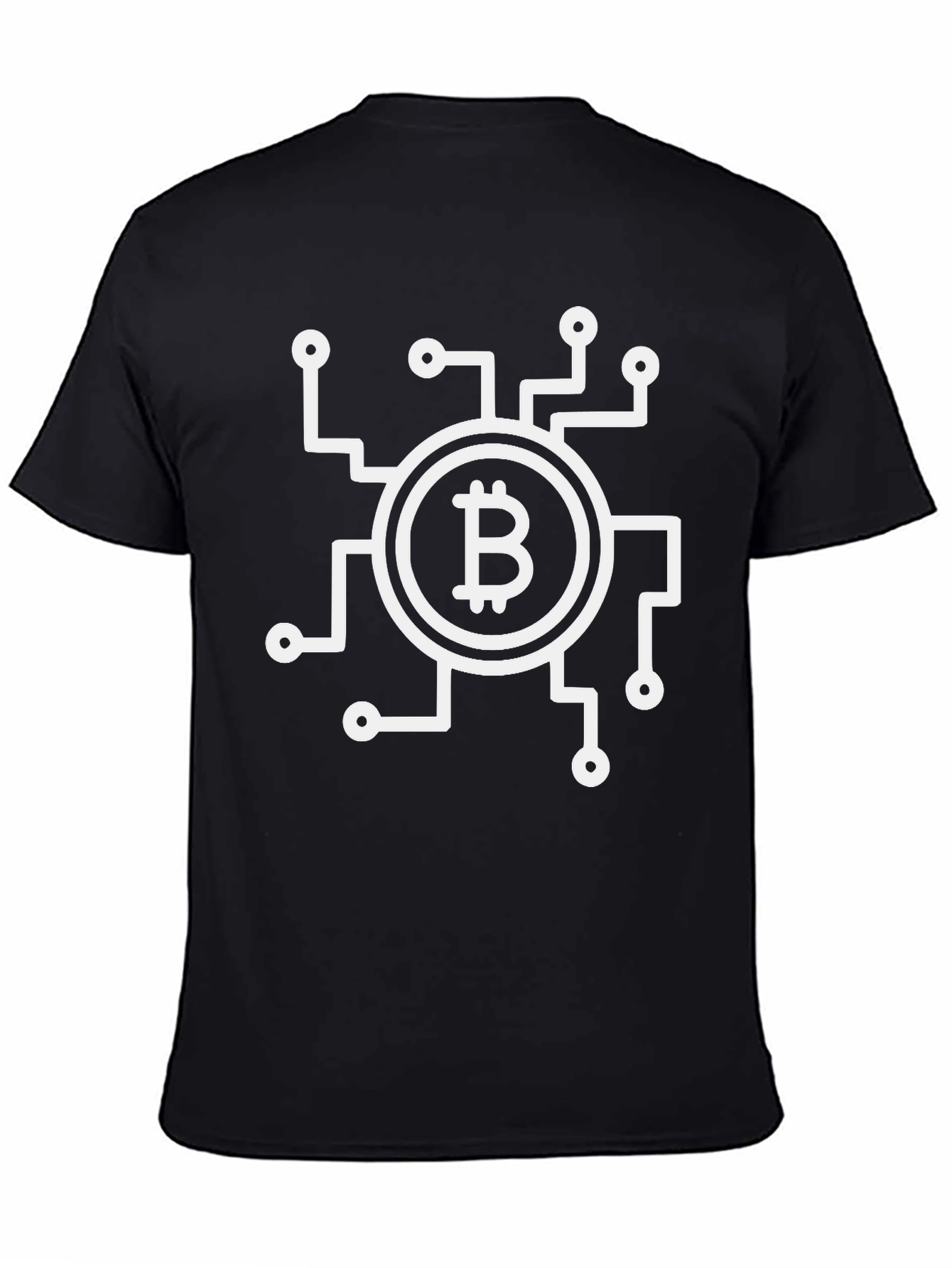 Bitcoin Circuit T-Shirt - Black Crypto Tee