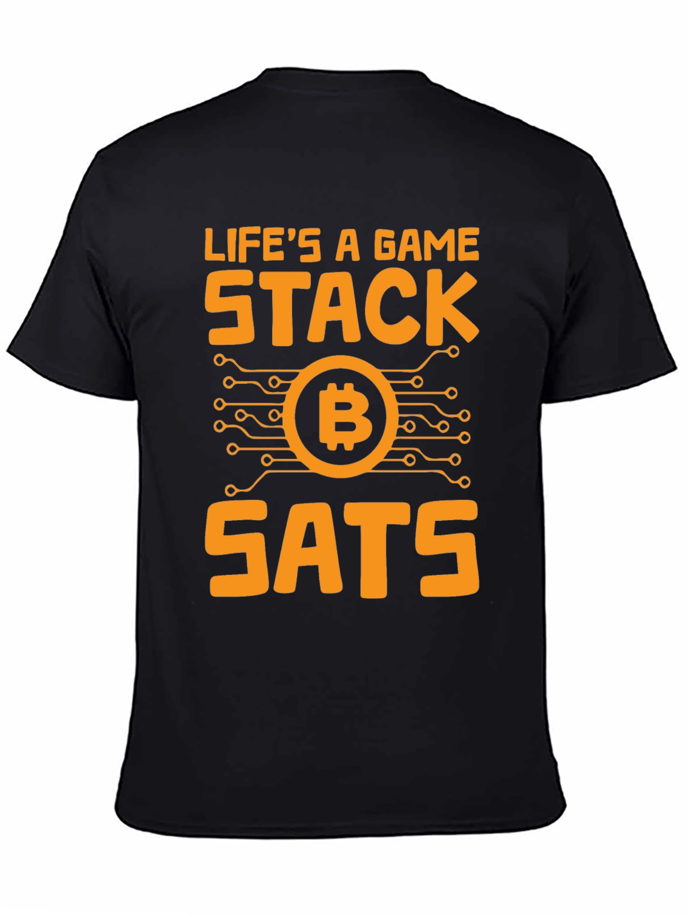 Lifes a Game Stack SATS Bitcoin T-Shirt