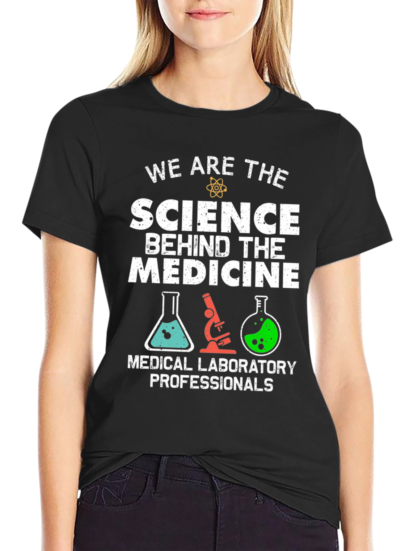 Science Behind Medicine T-Shirt - Lab Professionals Tee