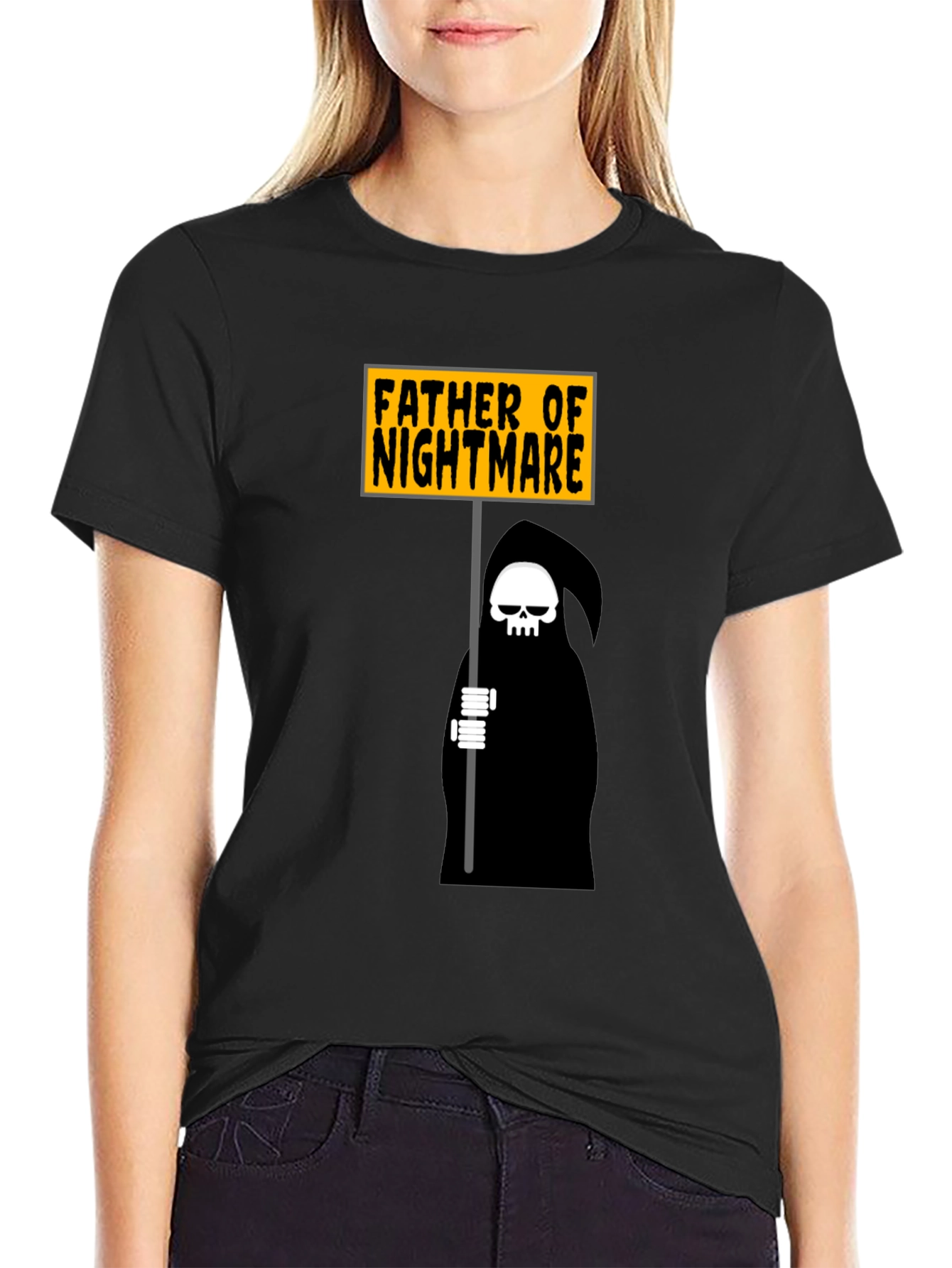 Father of Nightmare Graphic Tee - Black T-Shirt
