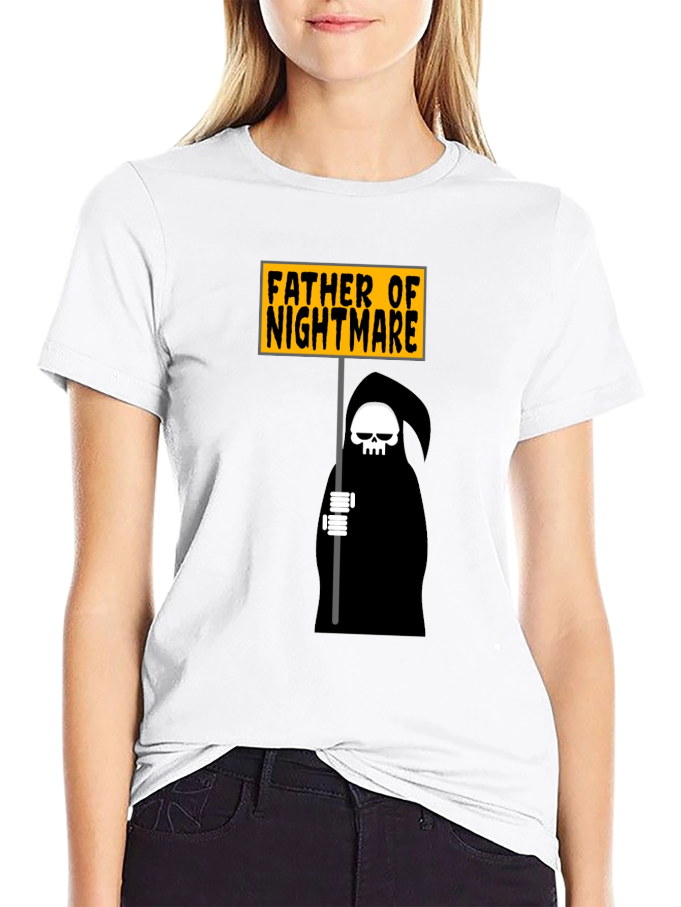 Father of Nightmare Graphic Tee - Black T-Shirt
