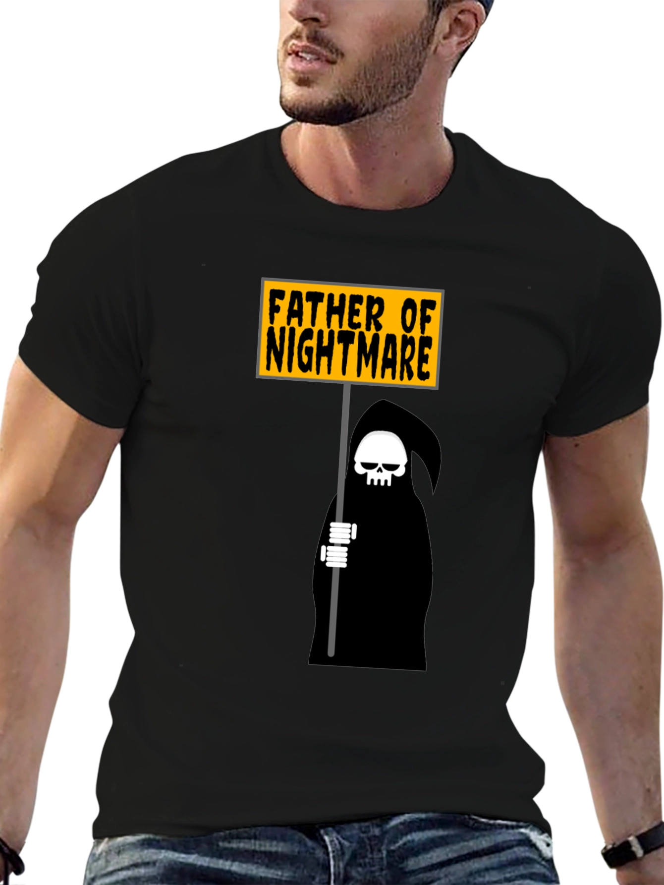 Father of Nightmare Graphic Tee - Black T-Shirt